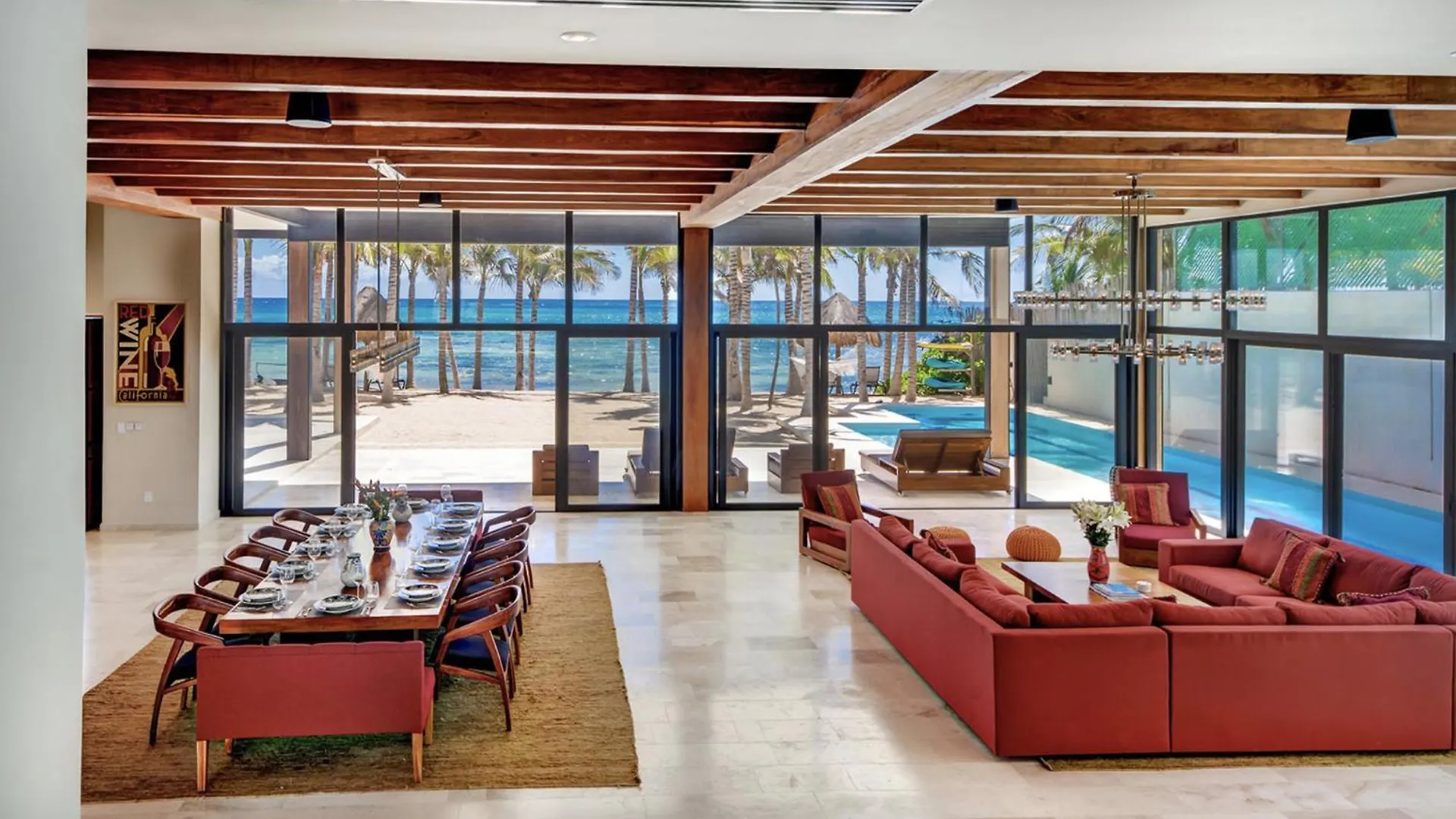 Beachfront & Private Villa In Tulum For 12 Guests Balcheil