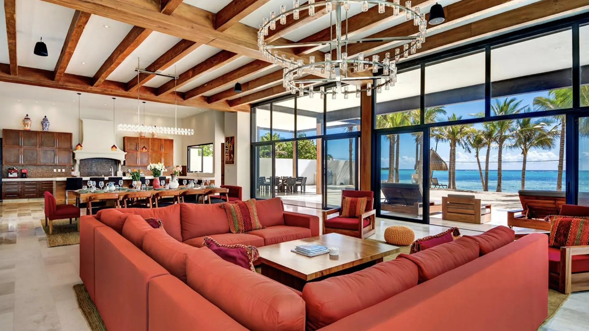Beachfront & Private Villa In Tulum For 12 Guests Balcheil